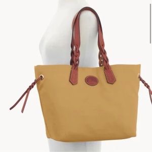 Dooney and Bourke Nylon Shopper Tote Khaki